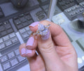 3.01 CT IGI Certified Pear Lab-Grown Diamond Engagement Ring • E Color VS2 • 14K Yellow Gold