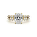 5.08 CT 14K RADIANT LAB-GROWN DIAMOND ENGAGEMENT SET WITH ETERNITY BAND • 3.03 CARAT CENTER • E COLOR • VS1 CLARITY • IGI CERTIFIED
