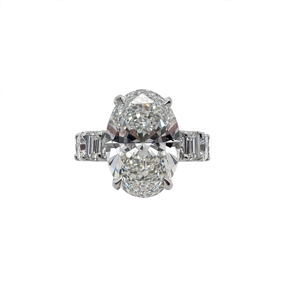 12.60 CT DIAMOND RING • 9.60 CT CENTER • G VVS2 • IGI CERTIFICATE