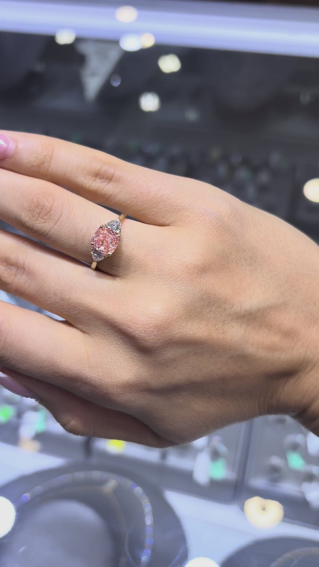 2.40 CT CUSHION BRILLIANT LAB DIAMOND RING • 2.00 CT CENTER • 14K WHITE GOLD • IGI CERTIFICATE INCLUDED